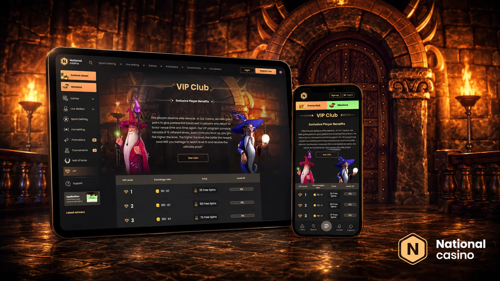 Faste kampagner hos National Casino Faste kampagner hos National Casino