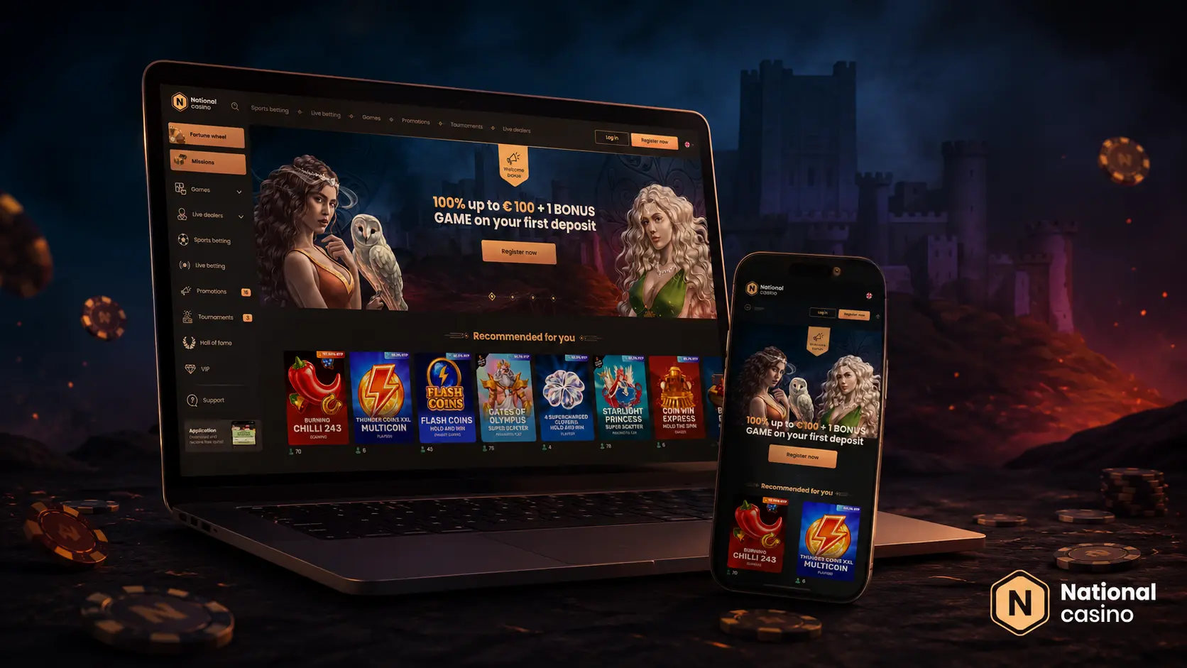 Casinospil hos National Casino Casinospil hos National Casino